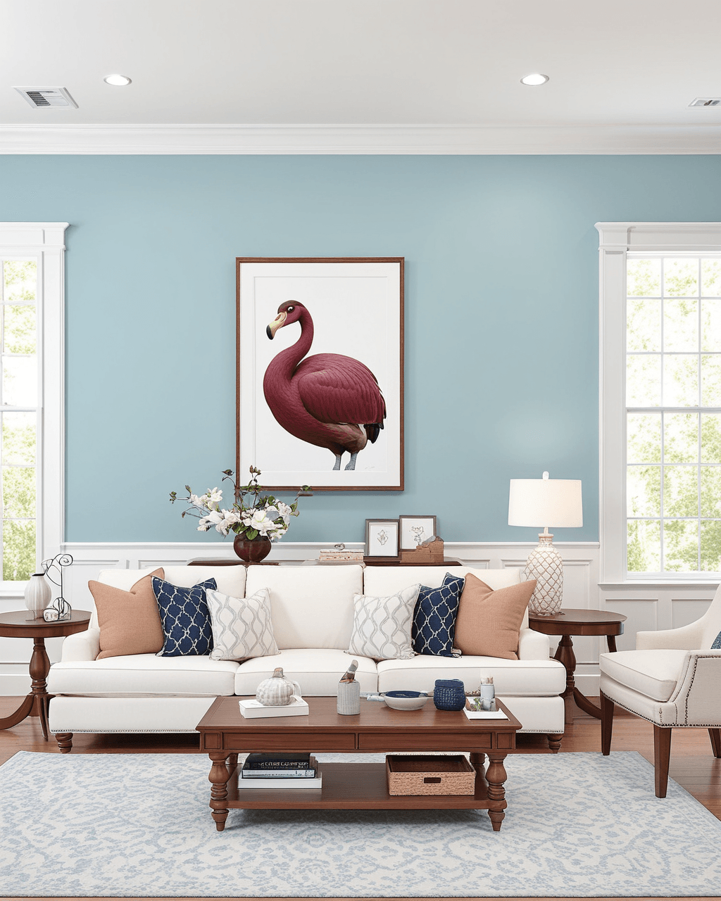 Pastel Living Room Interior paint color combination — Take Five