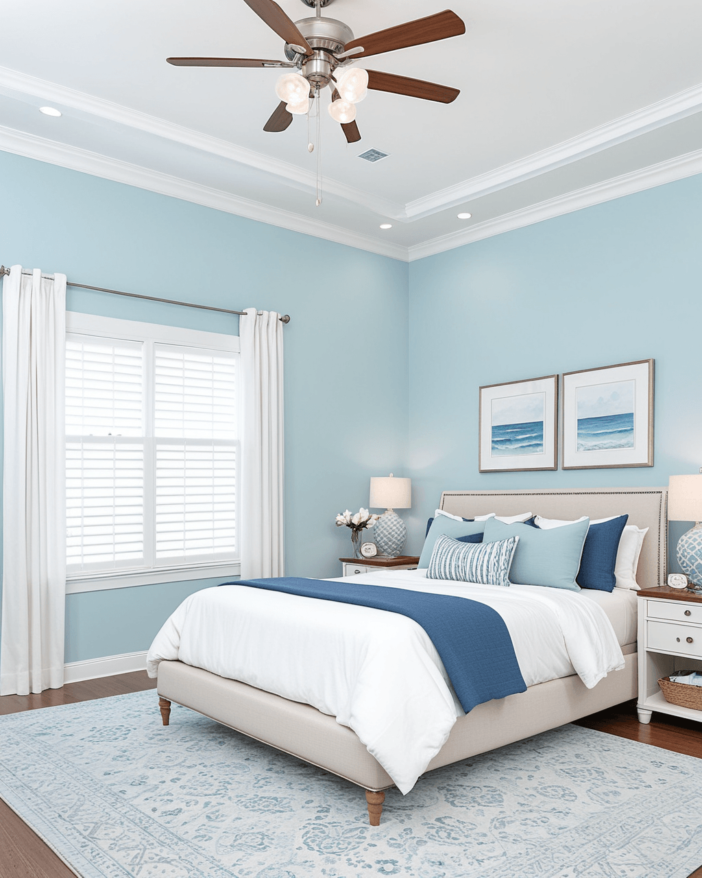 Pastel Bedroom Interior paint color combination — Sleepy Hollow