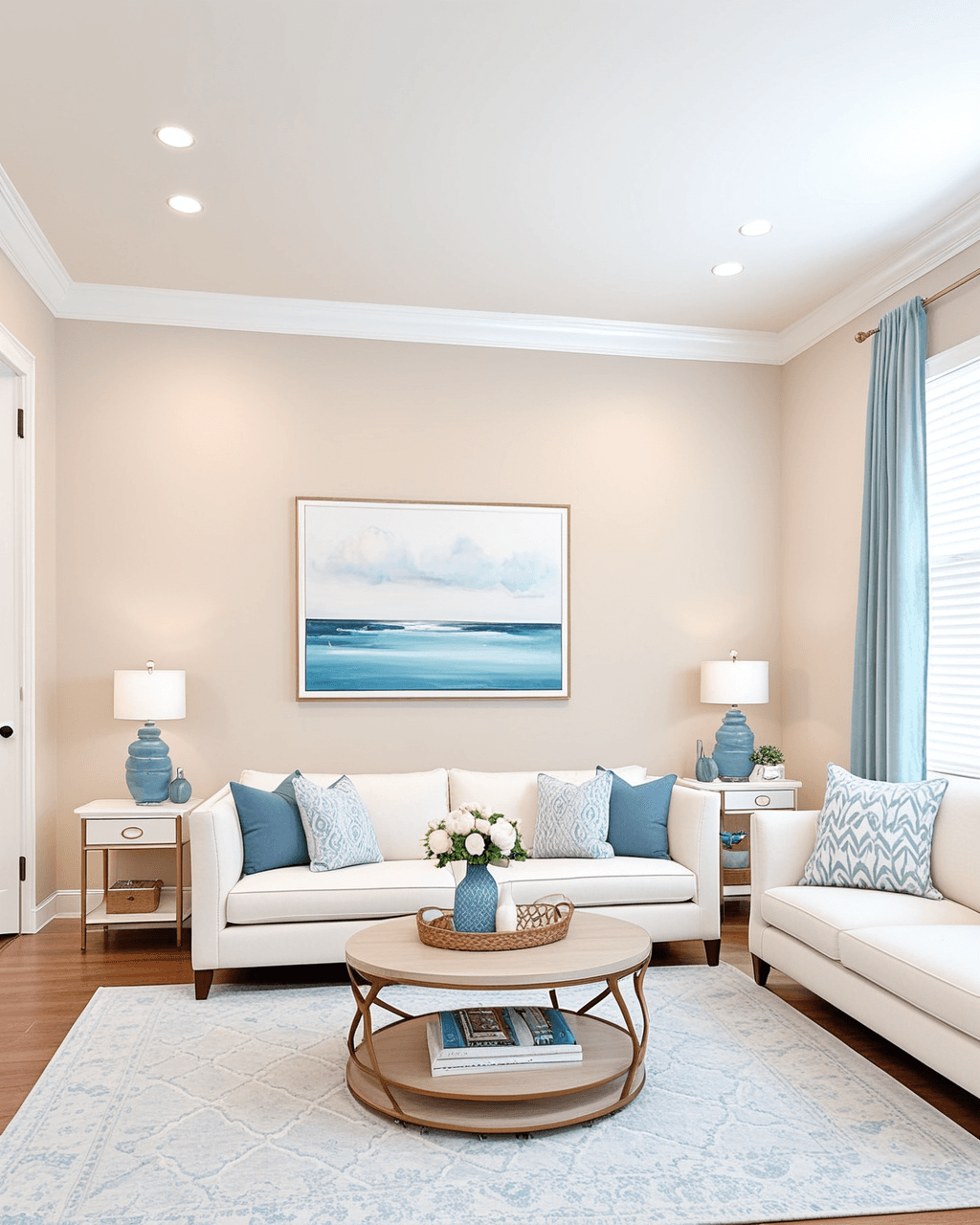 Bold Living Room Interior paint color combination — Fragile Beauty