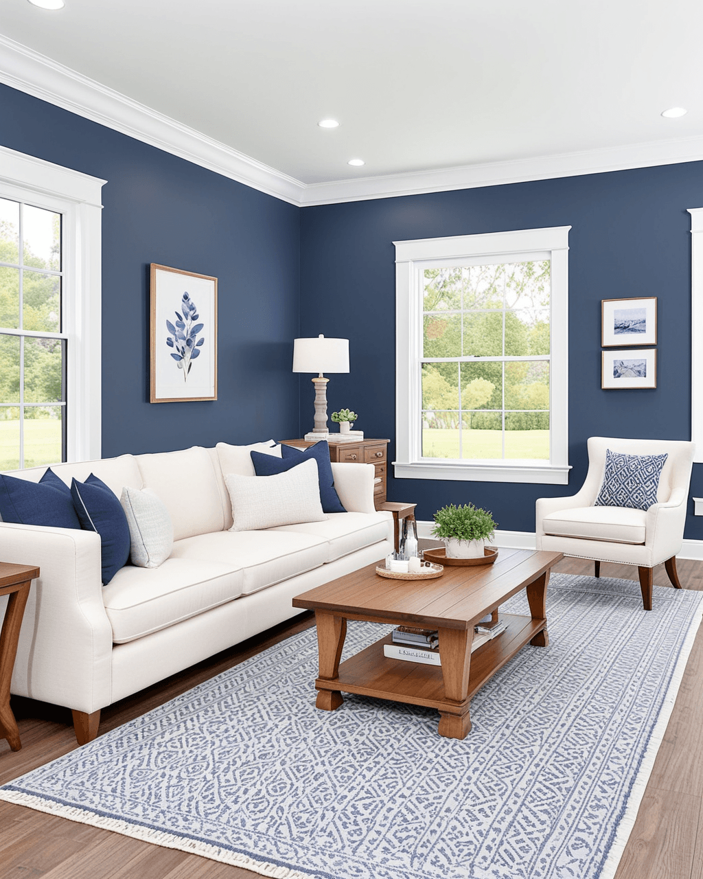 Classic Living Room Interior paint color combination — Mesmerize