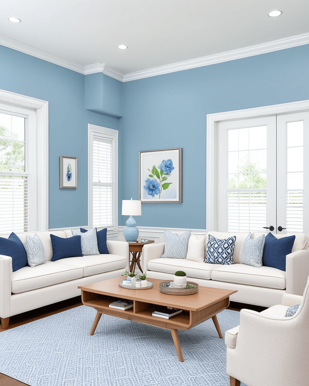 Bold Living Room Interior paint color combination — Rest Assured